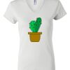 Women's Short Sleeve V-Neck T-Shirt Thumbnail