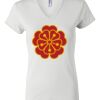 Women's Short Sleeve V-Neck T-Shirt Thumbnail