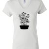 Women's Short Sleeve V-Neck T-Shirt Thumbnail
