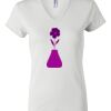 Women's Short Sleeve V-Neck T-Shirt Thumbnail
