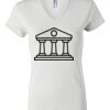 Women's Short Sleeve V-Neck T-Shirt Thumbnail