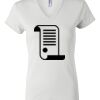 Women's Short Sleeve V-Neck T-Shirt Thumbnail