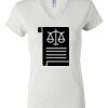 Women's Short Sleeve V-Neck T-Shirt Thumbnail