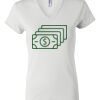 Women's Short Sleeve V-Neck T-Shirt Thumbnail