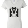 Women's Short Sleeve V-Neck T-Shirt Thumbnail