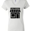Women's Short Sleeve V-Neck T-Shirt Thumbnail