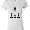 Women's Short Sleeve V-Neck T-Shirt Thumbnail