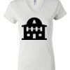 Women's Short Sleeve V-Neck T-Shirt Thumbnail