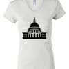Women's Short Sleeve V-Neck T-Shirt Thumbnail