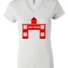 Women's Short Sleeve V-Neck T-Shirt Thumbnail