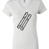 Women's Short Sleeve V-Neck T-Shirt Thumbnail