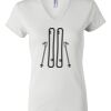 Women's Short Sleeve V-Neck T-Shirt Thumbnail