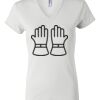 Women's Short Sleeve V-Neck T-Shirt Thumbnail