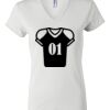 Women's Short Sleeve V-Neck T-Shirt Thumbnail