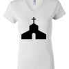Women's Short Sleeve V-Neck T-Shirt Thumbnail