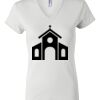 Women's Short Sleeve V-Neck T-Shirt Thumbnail