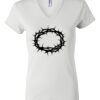 Women's Short Sleeve V-Neck T-Shirt Thumbnail