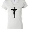 Women's Short Sleeve V-Neck T-Shirt Thumbnail