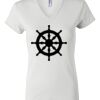 Women's Short Sleeve V-Neck T-Shirt Thumbnail