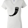 Women's Short Sleeve V-Neck T-Shirt Thumbnail