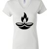 Women's Short Sleeve V-Neck T-Shirt Thumbnail