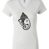 Women's Short Sleeve V-Neck T-Shirt Thumbnail