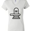 Women's Short Sleeve V-Neck T-Shirt Thumbnail