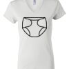Women's Short Sleeve V-Neck T-Shirt Thumbnail