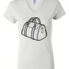 Women's Short Sleeve V-Neck T-Shirt Thumbnail