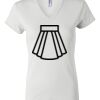 Women's Short Sleeve V-Neck T-Shirt Thumbnail