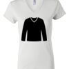 Women's Short Sleeve V-Neck T-Shirt Thumbnail