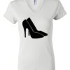 Women's Short Sleeve V-Neck T-Shirt Thumbnail