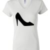 Women's Short Sleeve V-Neck T-Shirt Thumbnail