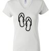 Women's Short Sleeve V-Neck T-Shirt Thumbnail