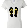 Women's Short Sleeve V-Neck T-Shirt Thumbnail