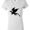 Women's Short Sleeve V-Neck T-Shirt Thumbnail