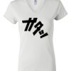 Women's Short Sleeve V-Neck T-Shirt Thumbnail