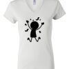 Women's Short Sleeve V-Neck T-Shirt Thumbnail
