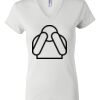 Women's Short Sleeve V-Neck T-Shirt Thumbnail