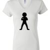 Women's Short Sleeve V-Neck T-Shirt Thumbnail