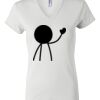 Women's Short Sleeve V-Neck T-Shirt Thumbnail