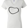 Women's Short Sleeve V-Neck T-Shirt Thumbnail