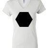 Women's Short Sleeve V-Neck T-Shirt Thumbnail
