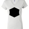Women's Short Sleeve V-Neck T-Shirt Thumbnail