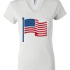 Women's Short Sleeve V-Neck T-Shirt Thumbnail