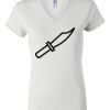 Women's Short Sleeve V-Neck T-Shirt Thumbnail