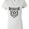 Women's Short Sleeve V-Neck T-Shirt Thumbnail