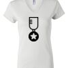 Women's Short Sleeve V-Neck T-Shirt Thumbnail