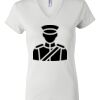 Women's Short Sleeve V-Neck T-Shirt Thumbnail