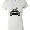 Women's Short Sleeve V-Neck T-Shirt Thumbnail